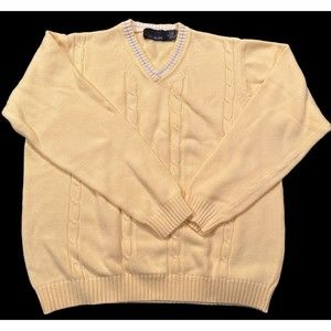 Vintage Bill Blass Sweater Women’s Crewneck Casual 100% Cotton  Sz Med Excellent